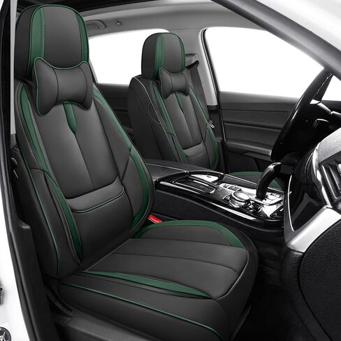 ILMO Nappa Leather Seat Covers Fit for Jeep Wrangler 2000-2026– Waterproof Wear Resistant Car Seat Cover– Full Coverage Seatcover(Black&Blue, Full Set) in Saudi Arabia