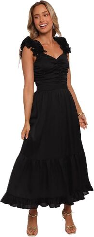 Petal & Pup Women's Inca-midi-Dress-Black in Saudi Arabia