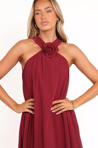 Petal & Pup Women's Melba-Maxi-Dress-Berry in Saudi Arabia