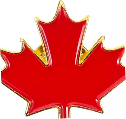 LIFKOME Canada Day Maple Leaf Enamel Lapel Pin Lightweight Metal Brooch for Clothing Bags Hats Patriotic Canadian Souvenir in Saudi Arabia