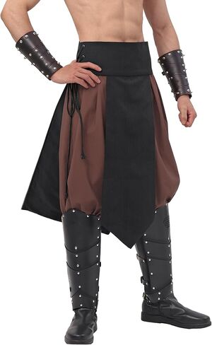 Medieval Loincloth Linen for Men Adjustable Renaissance Loin Cloth Knight Warrior Costume LARP in Kuwait
