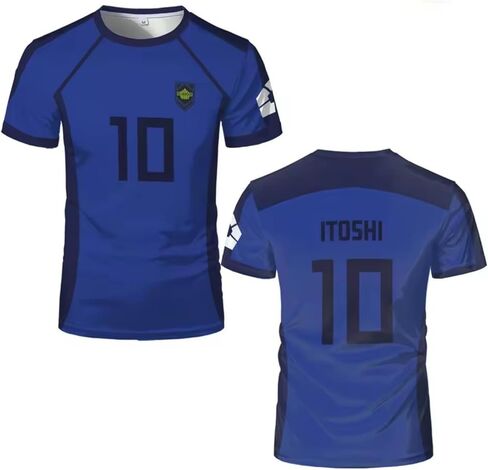 Mens T-Shirt Blue Casual Short Sleeved Shirt Tops for Men in Saudi Arabia