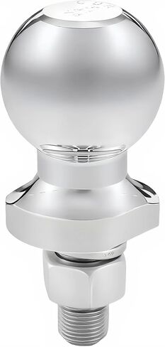 جهاز استقبال مثبت على مقطورة من BYSOL Sway Control Bar Hitch، كرة كروم كروم ATV، UTV، كرة وصلة جرار العشب، 8000 رطل، قطر 2 بوصة، ساق 5/8 × 2 بوصة in Kuwait