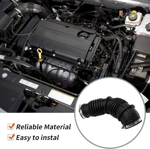 13308302 Air Cleaner Intake Hose Tube with Clamps, Replacement for Chevy Cruze LT Sedan 1.8L 2011-2015 LS Sedan 1.8L 2011-2016, Replaces 13308302 in Saudi Arabia
