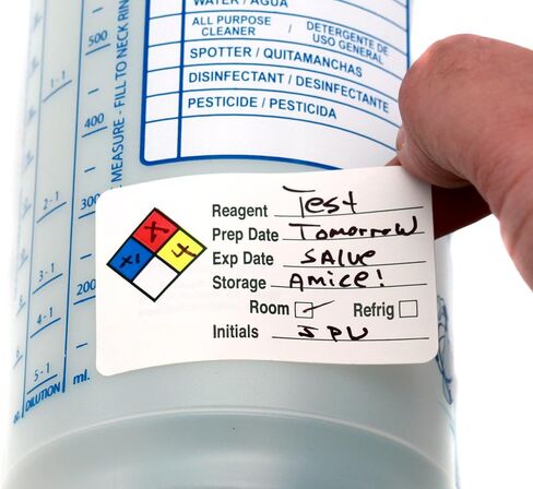 ChromaLabel HMIG Safety Labels: Reagent Write-in, 1.5 x 2.5, 250/ROLL in Saudi Arabia