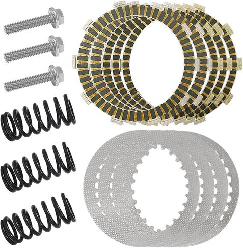 احتكاك القابض وألواح الصلب المتوافقة مع Z400 ZX-4R ZX-4RR Ninja 400 EX400 2018-2024 استبدال 13088-0593 طقم القابض للدراجات النارية Ninja 400 in Saudi Arabia
