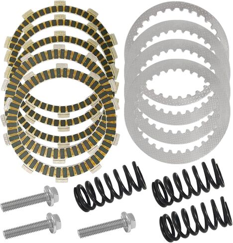 احتكاك القابض وألواح الصلب المتوافقة مع Z400 ZX-4R ZX-4RR Ninja 400 EX400 2018-2024 استبدال 13088-0593 طقم القابض للدراجات النارية Ninja 400 in Saudi Arabia