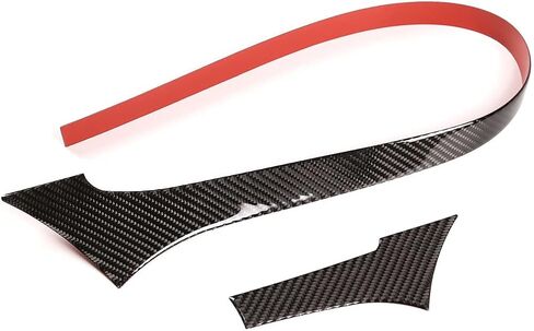 Fit for Toyota Hilux 2015-2021 Real Carbon Fiber (Soft) Interior Accessories Central Dashboard Decorative Panel Protective Sticker in Kuwait