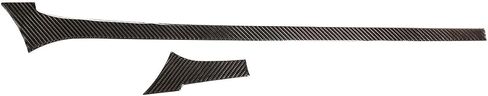 Fit for Toyota Hilux 2015-2021 Real Carbon Fiber (Soft) Interior Accessories Central Dashboard Decorative Panel Protective Sticker in Kuwait