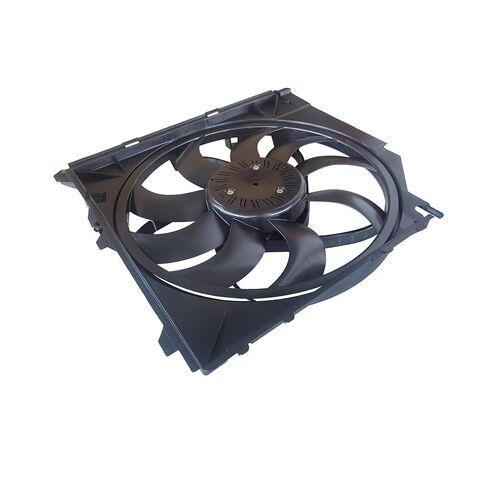Partsflow المزدوج المبرد ومروحة المكثف الجمعية فرش ل 2004 2005 2006 2007 2008 2009 2010 BMW X3 624230 in Saudi Arabia