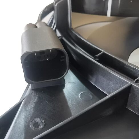 Partsflow المزدوج المبرد ومروحة المكثف الجمعية فرش ل 2004 2005 2006 2007 2008 2009 2010 BMW X3 624230 in Saudi Arabia