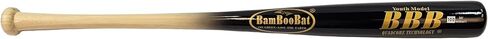 BamBooBat من Pinnacle Sports Equipment INC. مضرب بيسبول من الخيزران المتين للاعبين الذين تتراوح أعمارهم بين 5-13 عامًا - ضمان 100 يوم in Kuwait