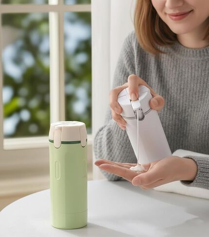 4 in 1 Travel Dispenser Bottle - 4 Pcs 30ml Refillable Travel Bottles Integrated Into One Space-Saving Kit,Travel Size Toiletries Leakproof Containers for Shampoo, Lotion & Cream,Travel Essentials in Saudi Arabia