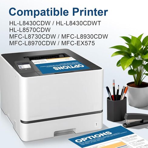 مجموعة خراطيش الحبر TN635 TN635XL متوافقة مع حبر Brother TN635XL MFC-L8930CDW Toner TN 635XL TN635 تستخدم لطابعة HL-L8430CDW HL-L8430CDWT HL-L8570CDW MFC-L8730CDW MFC-L8970CDW MFC-EX575 4 عبوات in Kuwait