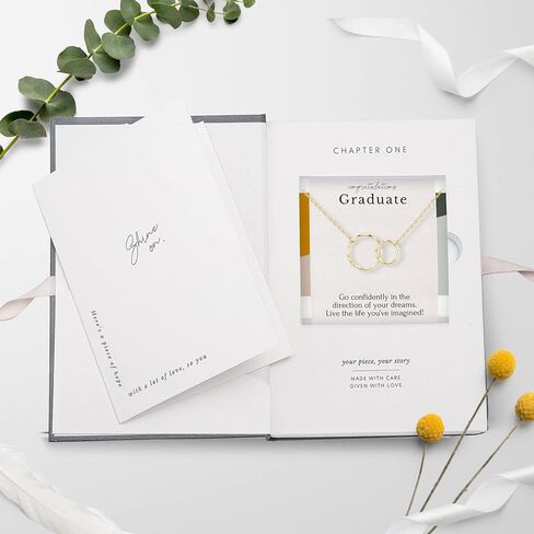 HOPE LOVE SHINE Necklace – College or High School Graduation Jewelry for Her, Best Friend Gift in Kuwait