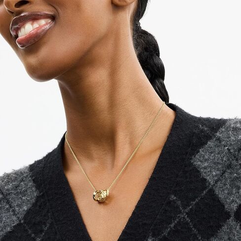 قلادة نسائية من COACH Jewelry على شكل حرف C مضفرة على شكل حرف C in Saudi Arabia