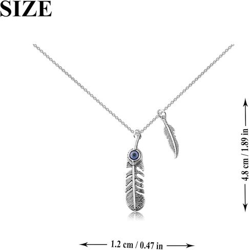 OKEYCH Inspired Gift Feather Necklace Feather Fan Jewelry Cosplay Feather Merch in Saudi Arabia