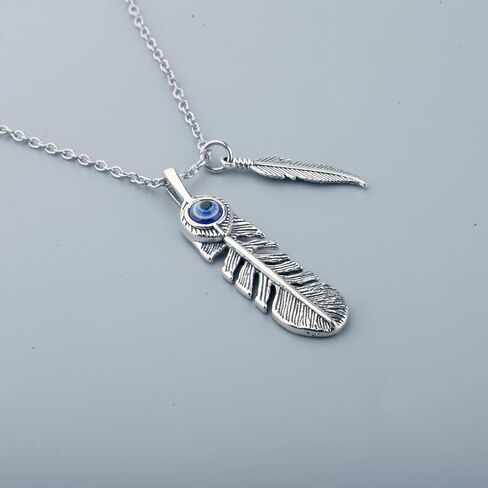 OKEYCH Inspired Gift Feather Necklace Feather Fan Jewelry Cosplay Feather Merch in Saudi Arabia