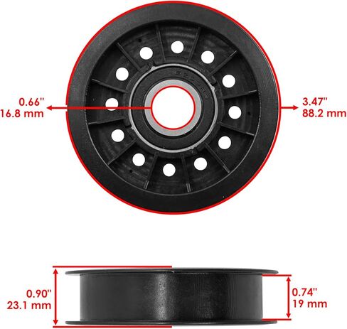Powersports Replacement Parts for Power Train Drive Pulley For John Deere 2048 2148 2254 2554 S2348 Z225 Z245 Mod-C33C-30774 in Saudi Arabia