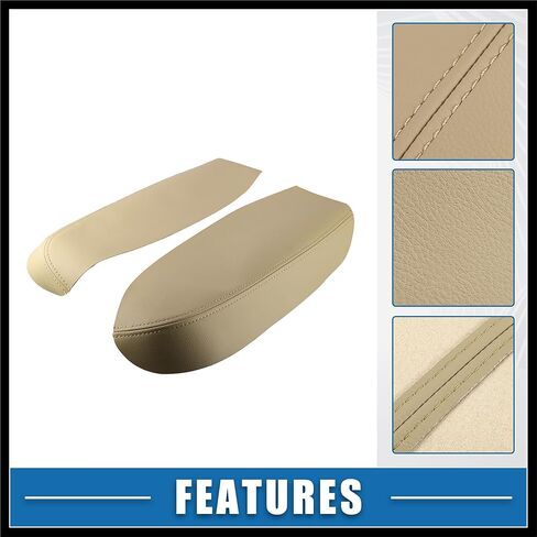 Car Front Door Panel Armrest Cover Interior Door Trims for Acura RDX 2007-2012 Beige 1 Pair Durable Material in Saudi Arabia