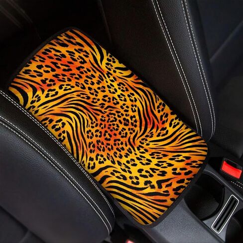 Piano Car Armrest Cover Music Note Cover for Car Center Console Breathable & Antislip Center Console Mat for Women Men Universal fit Most Car Truck Decorative Car Interior Accessories in Saudi Arabia