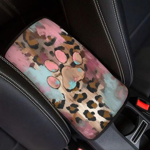 Piano Car Armrest Cover Music Note Cover for Car Center Console Breathable & Antislip Center Console Mat for Women Men Universal fit Most Car Truck Decorative Car Interior Accessories in Saudi Arabia