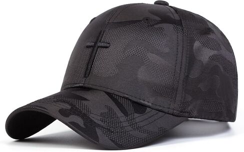 Jesus Cross Baseball Cap Fashion Adjustable Christian Hat Trucker Hat for Women Men in Saudi Arabia