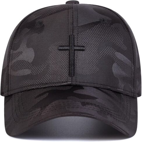 Jesus Cross Baseball Cap Fashion Adjustable Christian Hat Trucker Hat for Women Men in Saudi Arabia