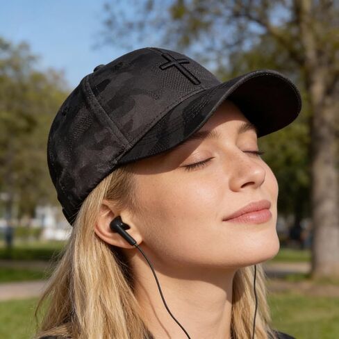 Jesus Cross Baseball Cap Fashion Adjustable Christian Hat Trucker Hat for Women Men in Saudi Arabia