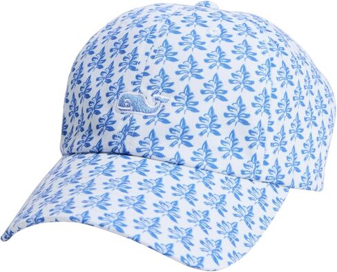 Vineyard Vines Printed Baseball Hat, Ella Block White Cap, onesz in Saudi Arabia