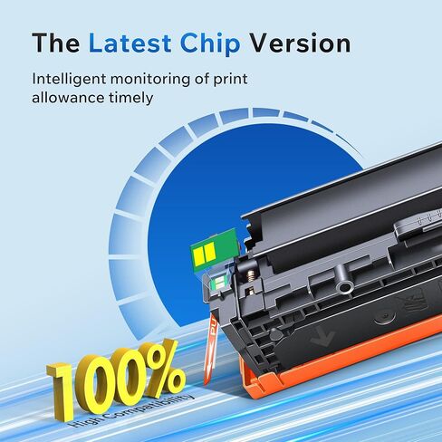 حبر 218X 218A (مع رقاقة) متوافق مع خراطيش حبر HP 218X 218 المكونة من 4 عبوات لطابعة HP Color LaserJet Pro MFP 3301fdw 3301sdw 3301cdw 3201dw W2180X (BCMY) | تونر 218X218 in Saudi Arabia