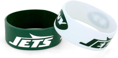 aminco NFL unisex-adult Silicone Wide Bracelet, 2-Pack in Saudi Arabia