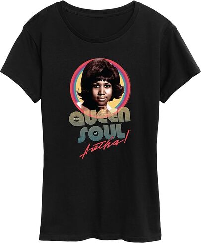 Aretha Franklin - Queen of Soul - Women's Short Sleeve Graphic T-Shirt in Saudi Arabia