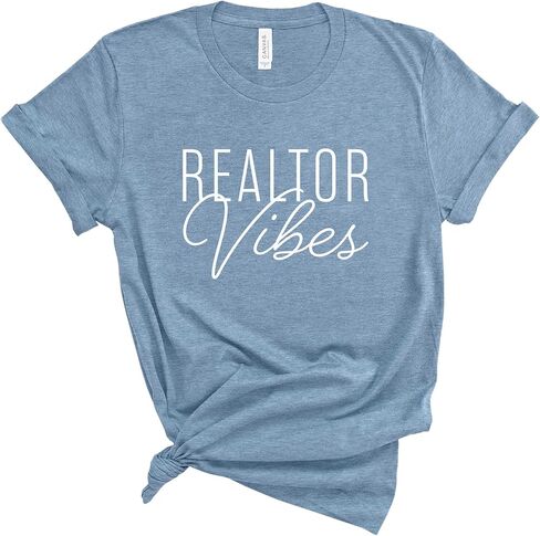 Realtor Vibes Shirt. Real Estate T-Shirt. Super Soft and Comfortable Unisex Realtor Shirt. in Saudi Arabia