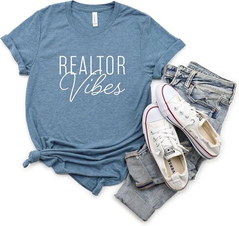 Realtor Vibes Shirt. Real Estate T-Shirt. Super Soft and Comfortable Unisex Realtor Shirt. in Saudi Arabia