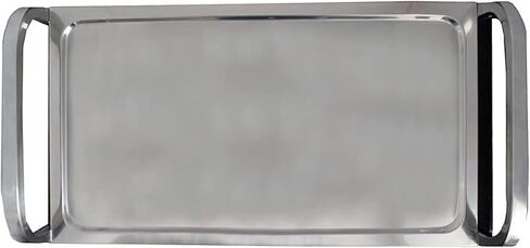 Commercial Stainless Steel Utility Cart on Wheels – 38" x 20" | 3 Shelf Metal Rolling Kitchen Storage Cart | Heavy-Duty | NSF Certified in Kuwait