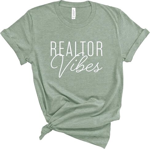 Realtor Vibes Shirt. Real Estate T-Shirt. Super Soft and Comfortable Unisex Realtor Shirt. in Saudi Arabia