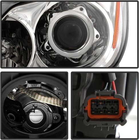 KEEKPO - For 2008-2015 Infiniti G37/Q60 Coupe|Convertible w/o AFS Chrome Projector Headlights Headlamps Pair Left+Right in Saudi Arabia