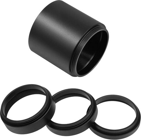 Alstar Astronomical T2-Extension Tube Kit for Cameras and eyepieces - Length 8mm 15mm 20mm 40mm - M42x0.75 on Both Sides in Saudi Arabia