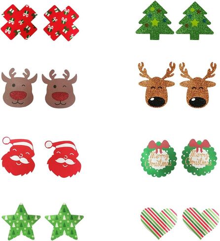 Christmas Nipple Pasties for Women 12 Pairs in Kuwait