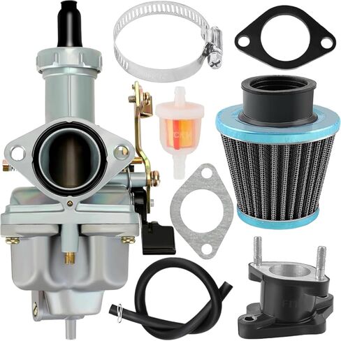 PZ27 Carburetor Compatible with 250cc 200cc 150cc ATV Go Kart Dirt Bike Carb Fits for TaoTao Coolster CG XR100 Predator Coleman KT196 CT200U Kazuma 27mm Baja Mini Bike Go Kart Parts with Air Filter in Kuwait
