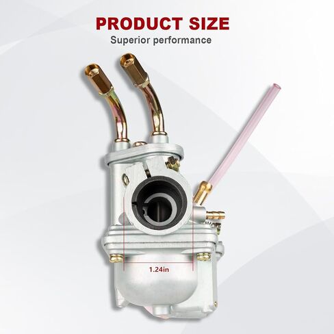 PW50 Carburetor for Yamaha PW 50 Peewee PW50 Y-Zinger Carb 1981+ Carb with Air Filter in Kuwait