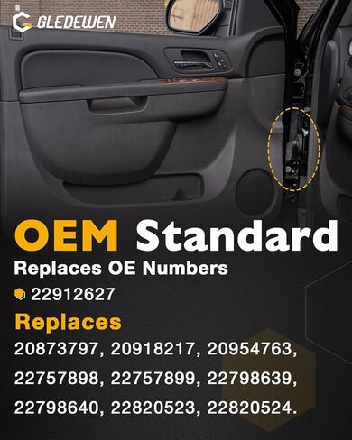 سرج أسلاك الباب، متوافق مع 2010-2014 Chevy Silverado/GMC Sierra 1500 2500 3500، جانب السائق الأيسر الأمامي، DL3 Power Fold Door Jumper Wire Harness، LH Grommet Wiring، يستبدل OE # 22912627 in Saudi Arabia