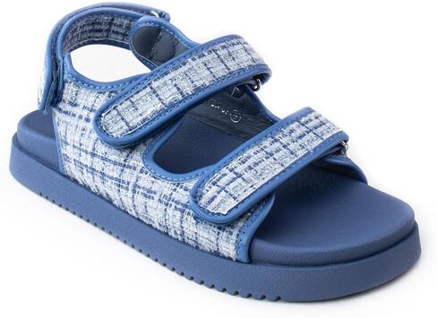 RF ROOM OF FASHION Women's Hook and Loop Double Strap Slingback Comfy Footbed Slide Sandals in Kuwait