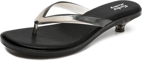 FUNKYMONKEY Women’s Flip Flops Low Heels Sandals Comfort Slip-on Round Open Toe Slide Shoes in Saudi Arabia
