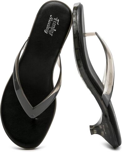FUNKYMONKEY Women’s Flip Flops Low Heels Sandals Comfort Slip-on Round Open Toe Slide Shoes in Saudi Arabia
