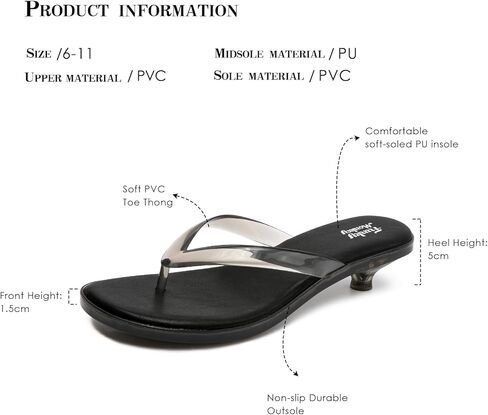FUNKYMONKEY Women’s Flip Flops Low Heels Sandals Comfort Slip-on Round Open Toe Slide Shoes in Saudi Arabia