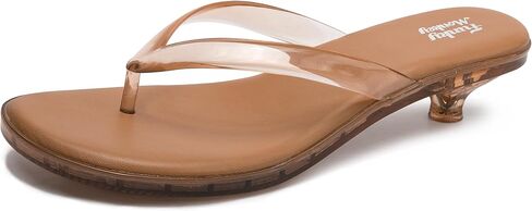 FUNKYMONKEY Women’s Flip Flops Low Heels Sandals Comfort Slip-on Round Open Toe Slide Shoes in Saudi Arabia