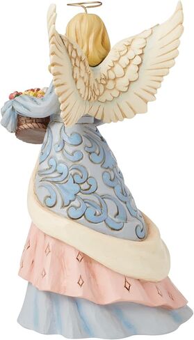 Enesco Jim Shore Heartwood Creek Easter Angel with Flower Basket Figurine- Stone Resin Hand Crafted Collectible Figurines Easter Home Decor Statue, 8.66 Inch in Saudi Arabia