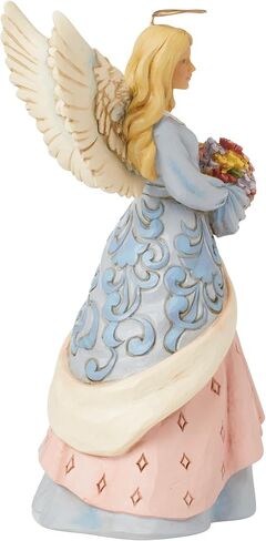 Enesco Jim Shore Heartwood Creek Easter Angel with Flower Basket Figurine- Stone Resin Hand Crafted Collectible Figurines Easter Home Decor Statue, 8.66 Inch in Saudi Arabia